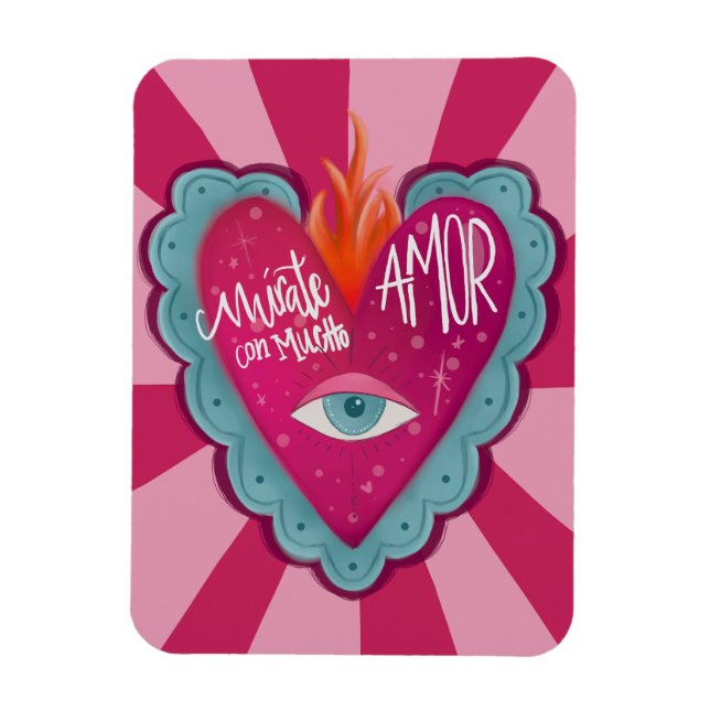 Mírate con AMOR Magnet (Vertikal)