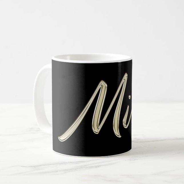 Mirco Name whitegold Tasse Teetasse (Devant gauche)
