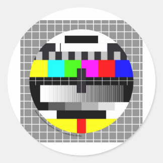 Mire TV Runder Aufkleber