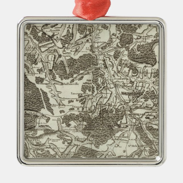 Mirecourt Silbernes Ornament (Vorne)