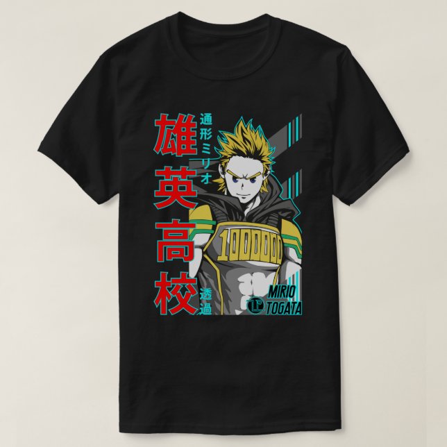 Mirio Togata M.H.A. T-Shirt (Design vorne)