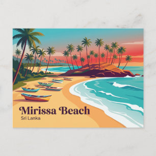 Mirissa Strand Sri Lanka Postkarte