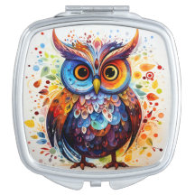 Chouette multicolore