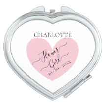 Fleur Fille Coeur Fête de la fête marie Compact Mi