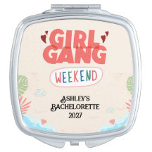 MIROIR COMPACTE FILLE GANG (Personnalisé)
