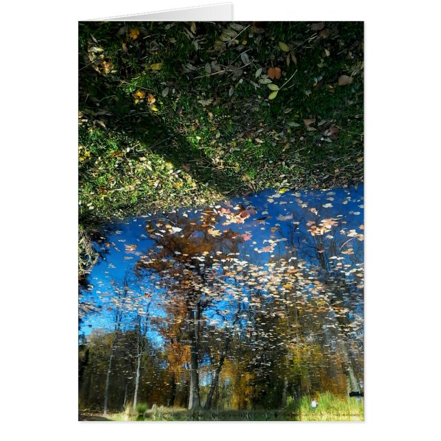 Miroir Mirror Autumn Greeting Card (Vorne)