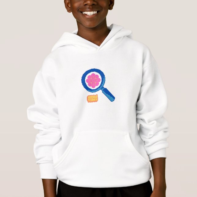 Mirror Circle Delight" Hoodie (Vorderseite)