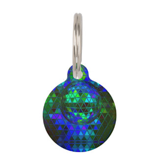 Mirror Disco Ball Groovy Geometric Digital Print Haustiermarke