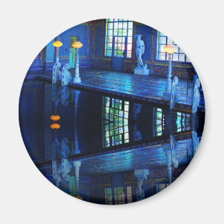 Mirror Image Hearst Castle Innenpool Magnet