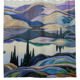 Mirror Lake | Franklin Carmichael | Duschvorhang