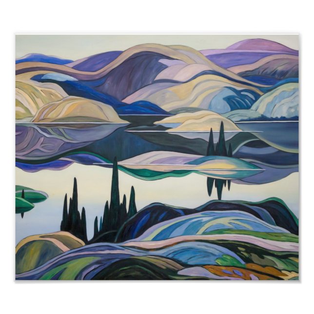 Mirror Lake | Franklin Carmichael | Fotodruck (Vorne)