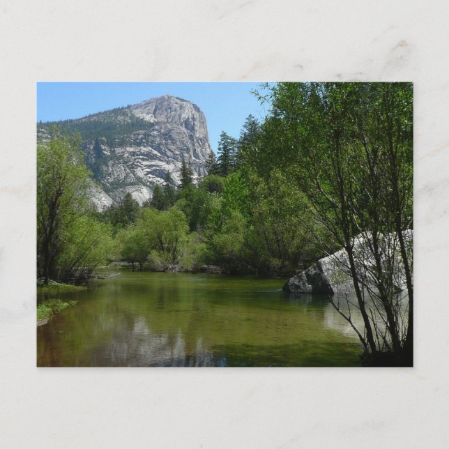 Mirror Lake I im Yosemite-Nationalpark Postkarte (Vorderseite)