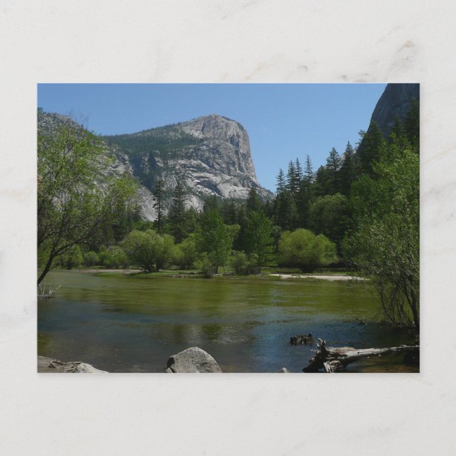 Mirror Lake II im Yosemite-Nationalpark Postkarte (Vorderseite)
