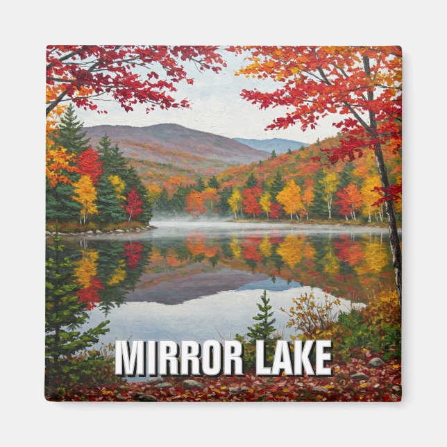 Mirror Lake New Hampshire Travel Magnet (Vorne)