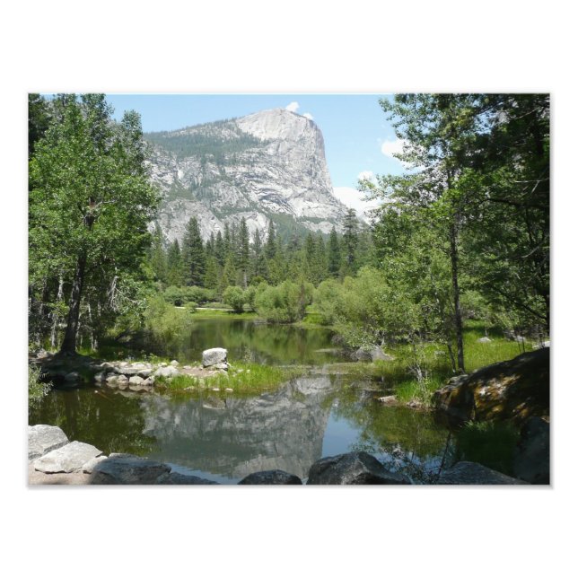 Mirror Lake View im Yosemite Nationalpark Fotodruck (Vorne)