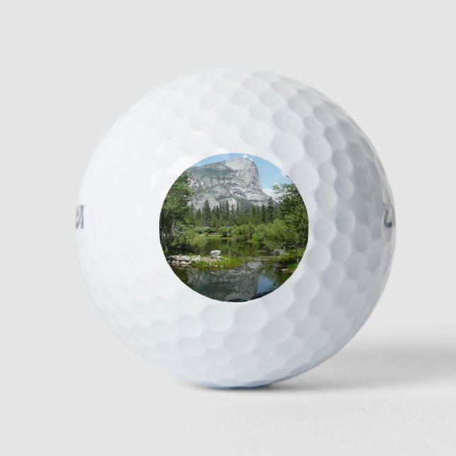 Mirror Lake View im Yosemite Nationalpark Golfball (Vorderseite)