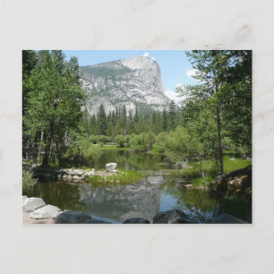 Mirror Lake View im Yosemite Nationalpark Postkarte