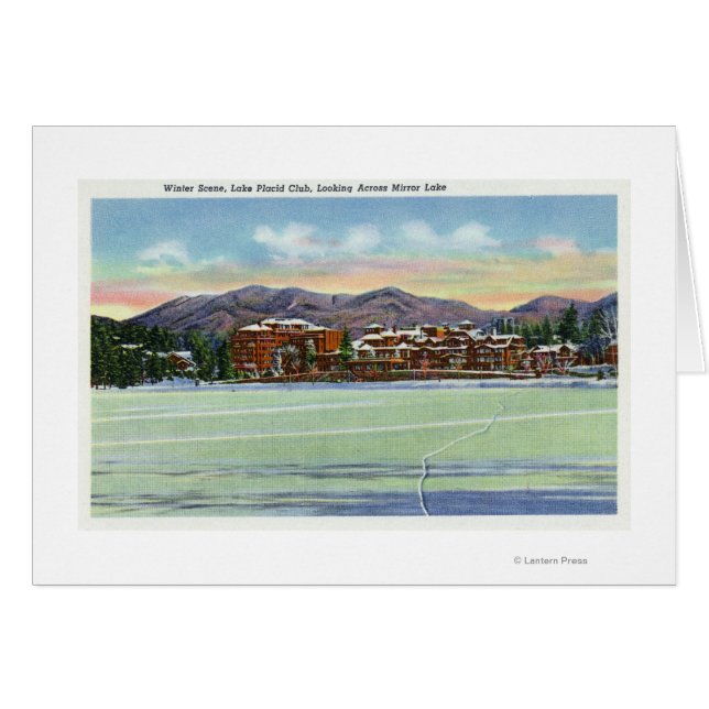 Mirror Lake Vue du Lake Placid Club à (Devant horizontal)