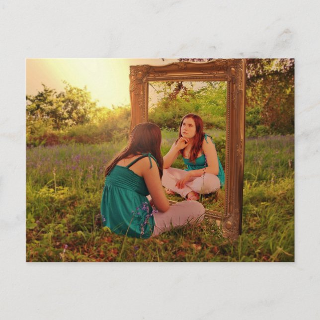 Mirror Mirror.. Postkarte (Vorderseite)