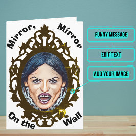 Mirror Mirror What Happened Funny Birthday Karte