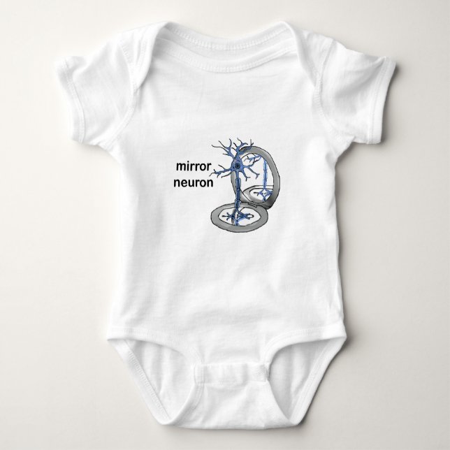 Mirror Neuron Baby Strampler (Vorderseite)