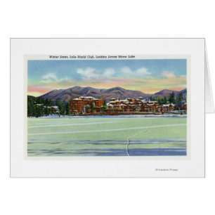 Mirror See-Ansicht des Lake Placid-Vereins herein