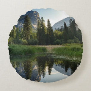 Mirror See, Yosemite Rundes Kissen