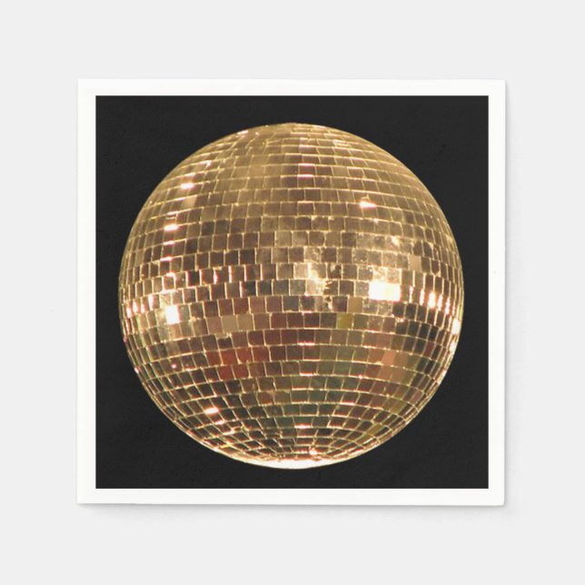 Mirrored Disco Ball 2 Serviette (Vorderseite)