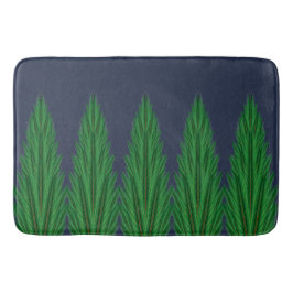 Mirrored Pines Midnight Bath Mat Badematte