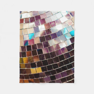 Mirroter Disco-Ball Fleecedecke
