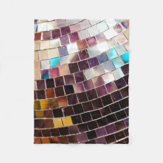 Mirroter Disco-Ball Fleecedecke
