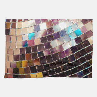 Mirroter Disco-Ball Geschirrtuch