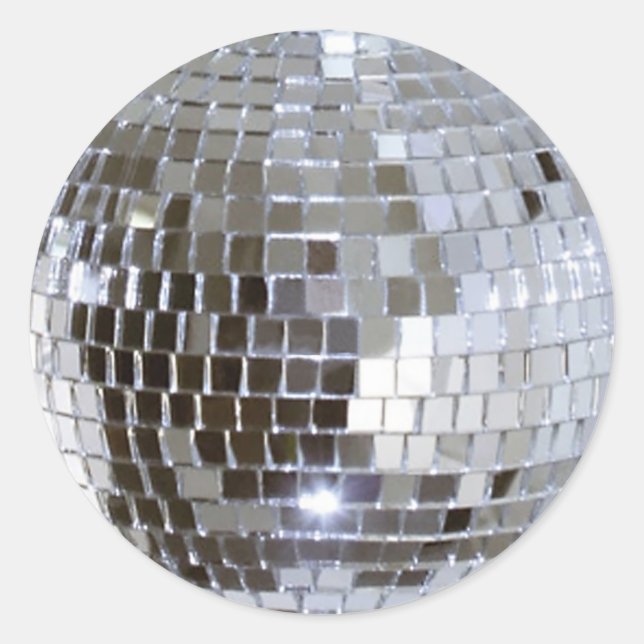Mirrotierte Disco Ball 1 Aufkleber (Vorderseite)