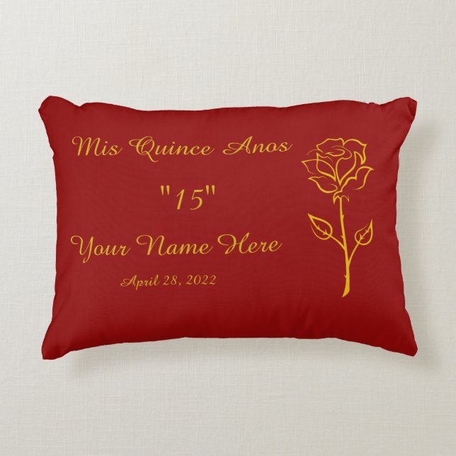 Mis Quince Anos Pillow Dekokissen (Vorderseite)