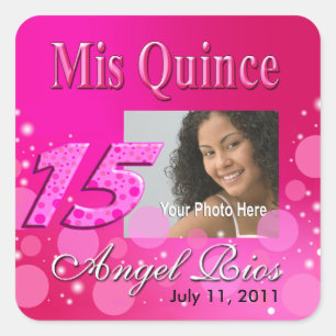 Mis Quince I Foto Party Sticker