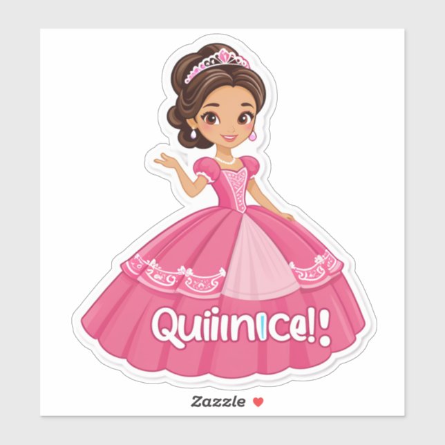 Mis Quince, Mis Reglas!" (Quinceañera) Aufkleber (Blatt)