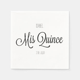 Mis Quince Party individualisieren Napkin Serviette