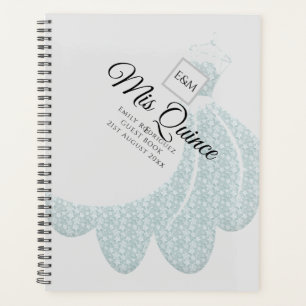 Mis Quince Quinceanera Robe GUIDE LIVRE Argent