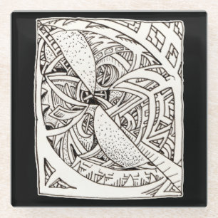 Mis-spliced Glasuntersetzer