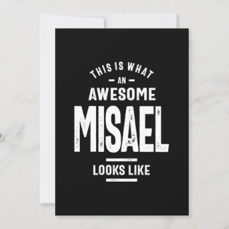 Misael Personalisiert Name Birthday Einladung