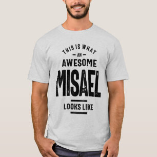 Misael Personalisiert Name Geburtstagsgeschenk T-Shirt