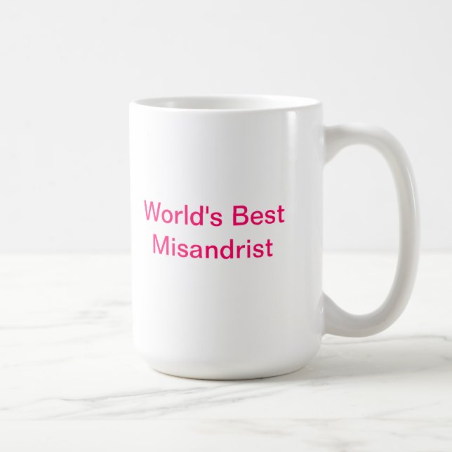 Misandrist Tasse (Rechts)