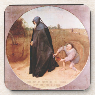 Misanthrope durch Pieter Bruegel Getränkeuntersetzer