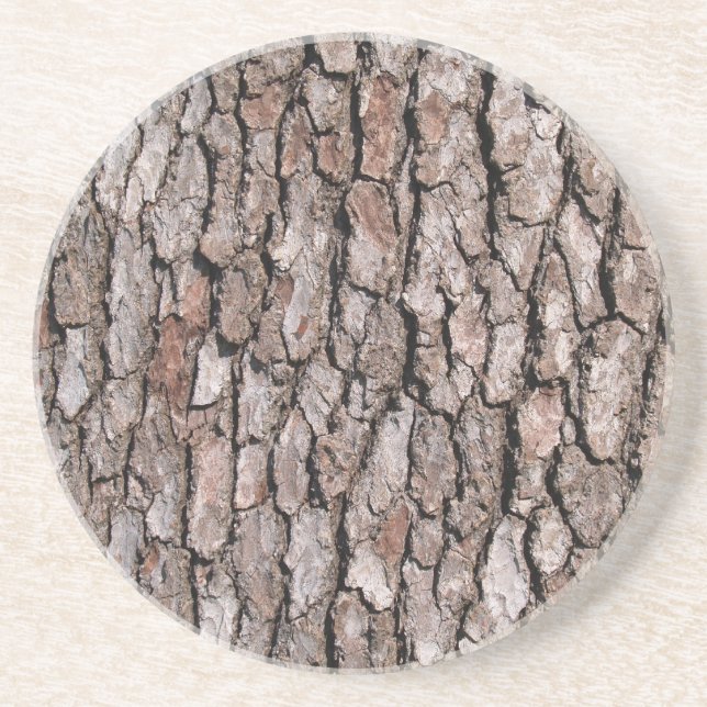 Misc. Baum-Serie - Nahes Aufsetzen der Baumrinde Getränkeuntersetzer (Vorne)
