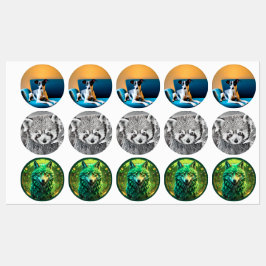 Miscellaneous Animal Stickers Etiketten