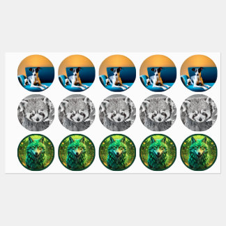 Miscellaneous Animal Stickers Etiketten