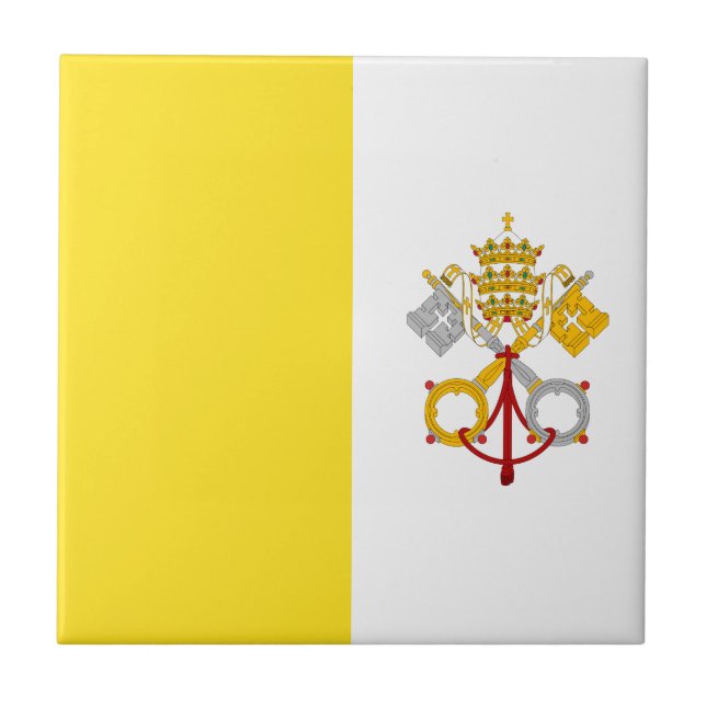 Miscellaneous - Vatican City Flag Pattern Fliese (Vorderseite)