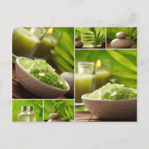 Miscellaneous - Zen Spa Klebemasse Patterns Three Postkarte