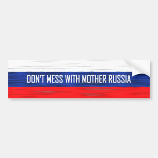 Misch dich nicht mit der russischen Flagge anderer Autoaufkleber