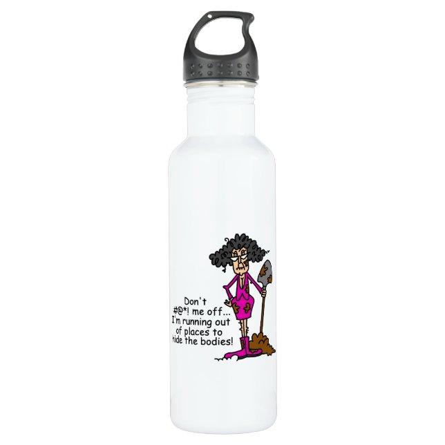 Misch dich nicht mit mir trinkflasche (Vorderseite)